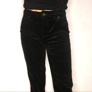 Talbots Black Corduroy Flared Pants